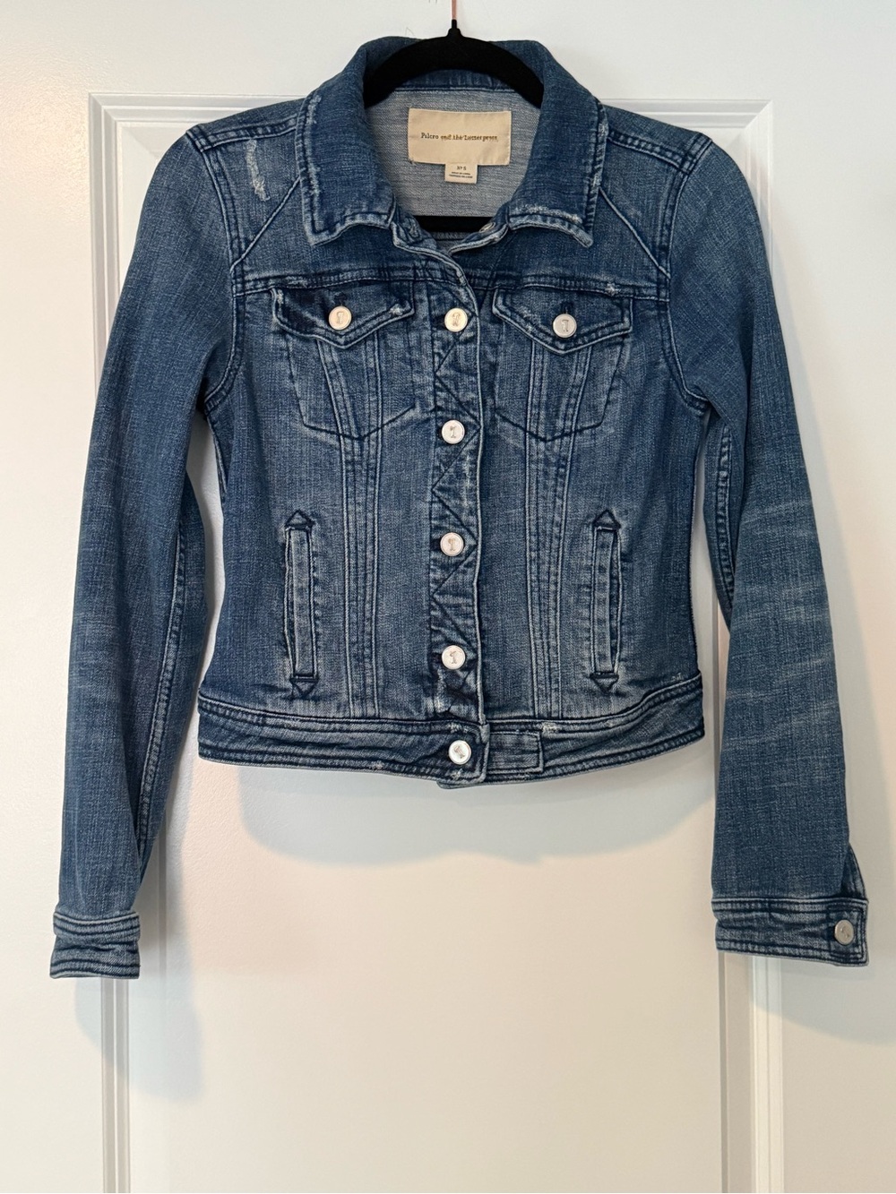 Pilcro and the Letterpress Anthropologie Denim Jacket Size S